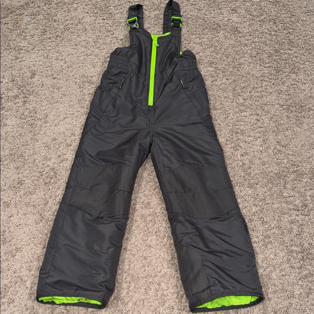 Champion Black and Neon Green Kids Overalls